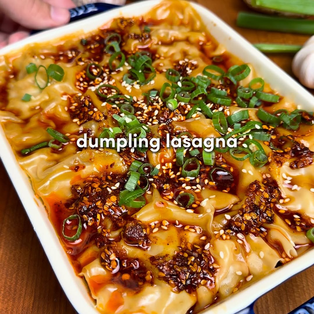 Viral Dumpling Lasagna