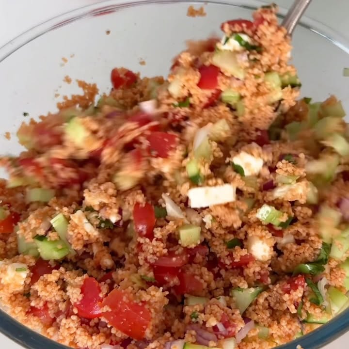 Tabbouleh with Gazpacho & Mozzarella
