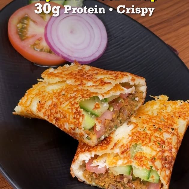 Crispy Paneer Rajma Wrap