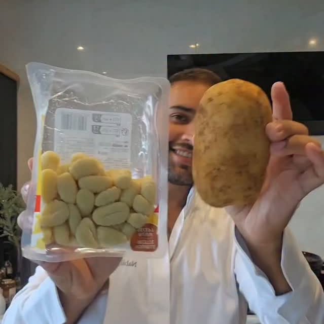 Homemade Gnocchi with Parmesan Cream