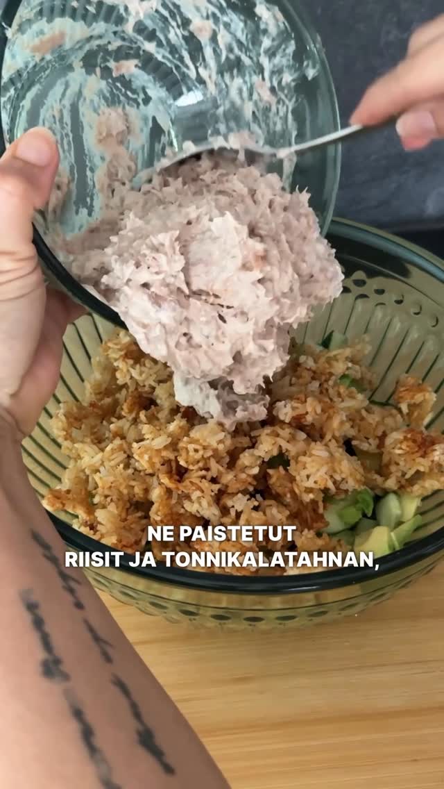 Crispy Rice Tuna Bowl