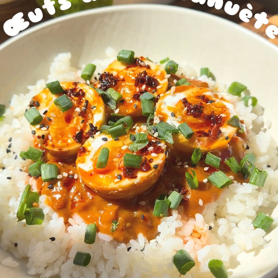 Spicy Peanut Eggs