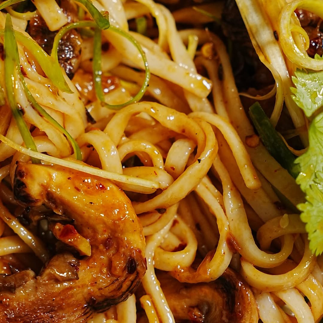 Boudha Keema Noodle Inspired Mushroom Noodle