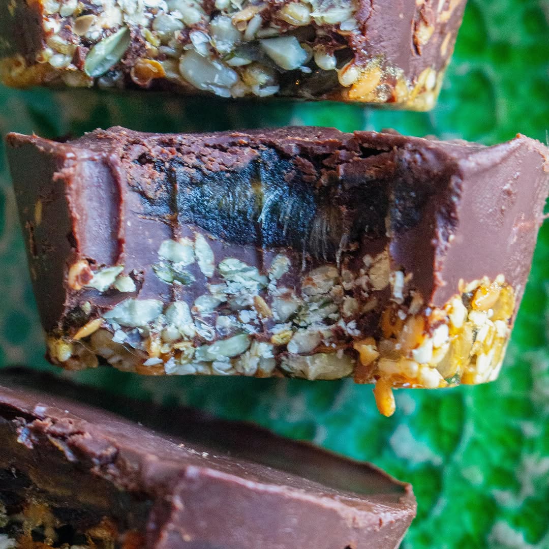 Nut Free Seedy Fudge Cups