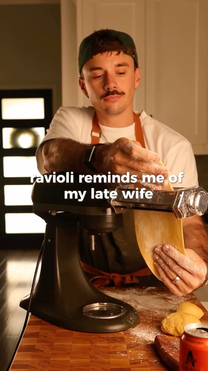 Roasted Peach and Prosciutto Ravioli