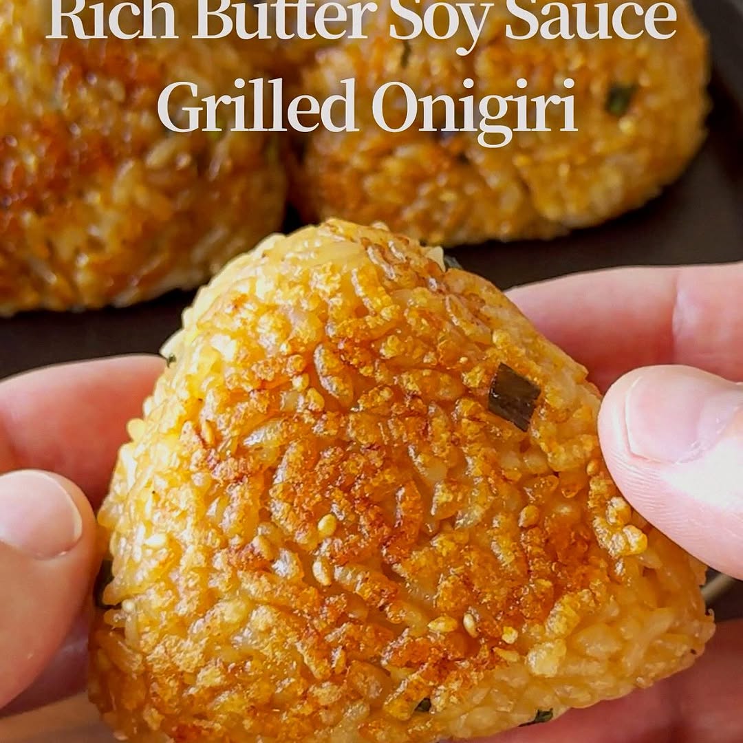 Rich Butter Soy Grilled Onigiri