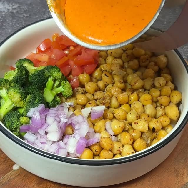 High Protein Chickpeas Salad