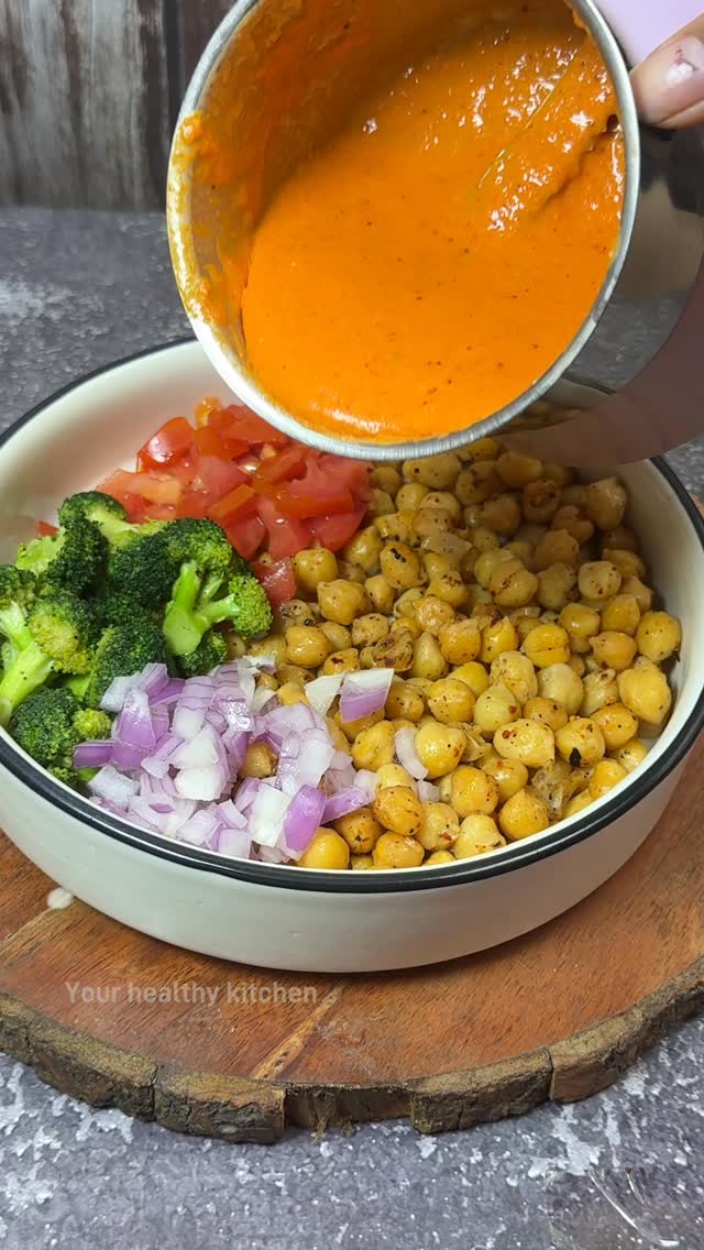 High Protein Chickpeas Salad