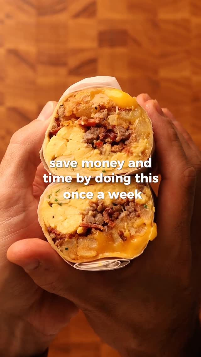 Bacon, Sausage, and Egg Wraps