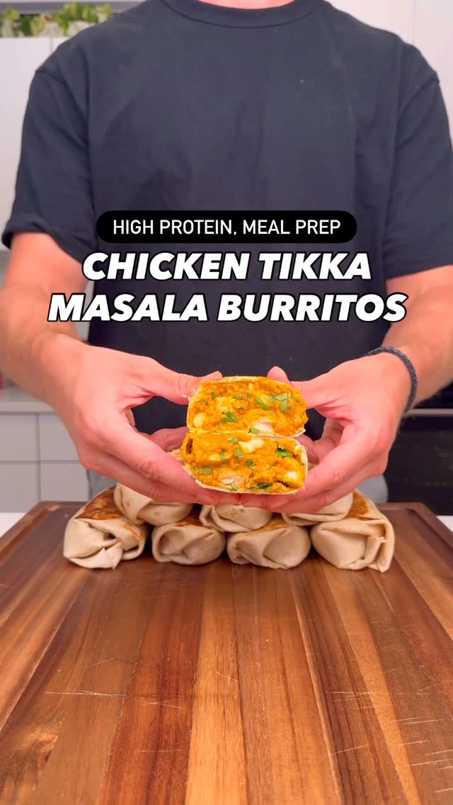 Chicken Tikka Masala Burritos