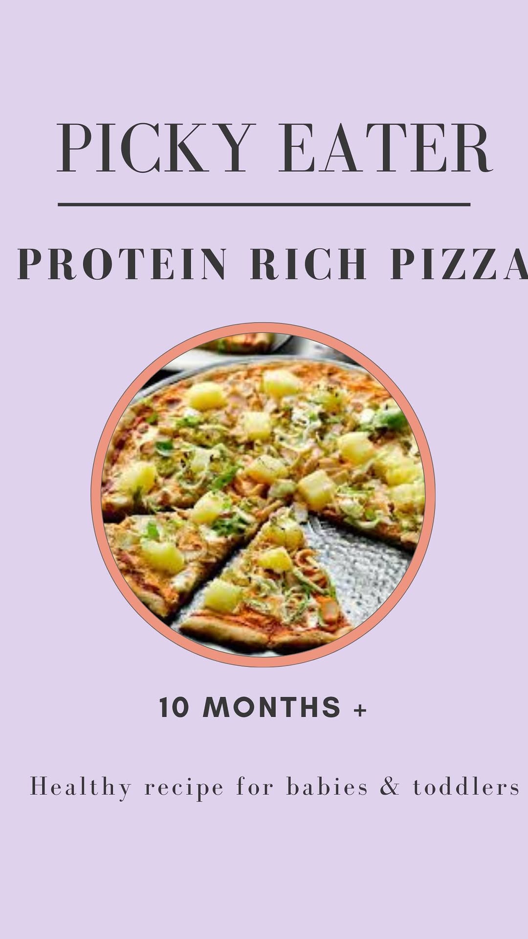 Homemade Healthy Protein Rich Pizza