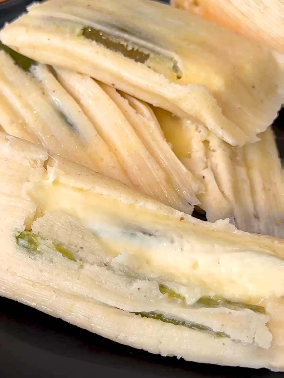 Cheese Tamales with Jalapeños