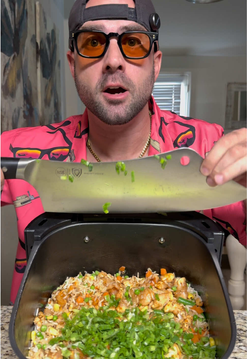 High-Protein Air Fryer Chicken Fried Rice