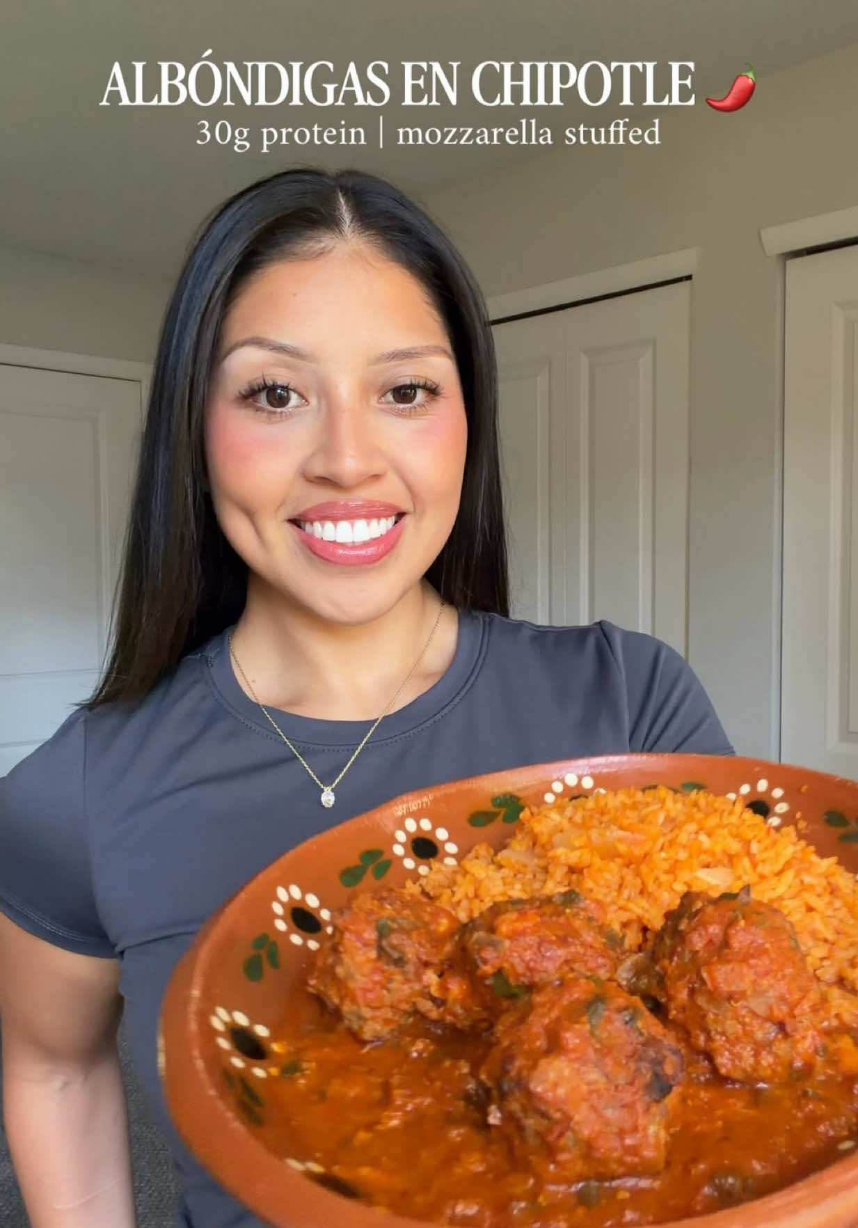 Stuffed Meatballs in Chipotle Sauce