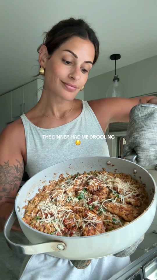 One-Pan Chicken and Orzo