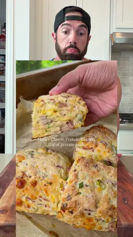 Ham Cheddar & Chive Biscuits