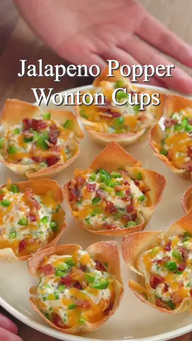 Jalapeño Popper Wonton Cups