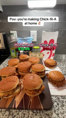 Homemade Chick-fil-A Chicken Sandwiches