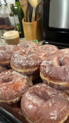 Homemade Donuts with Vanilla Bean Glaze