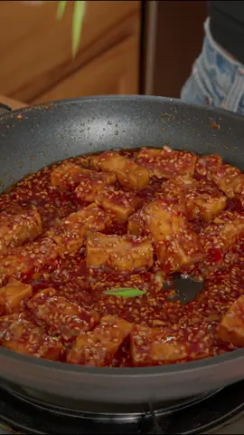 Sticky Sesame Tofu