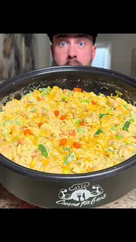 High-Protein Creamy Chicken Pot Pie Pasta