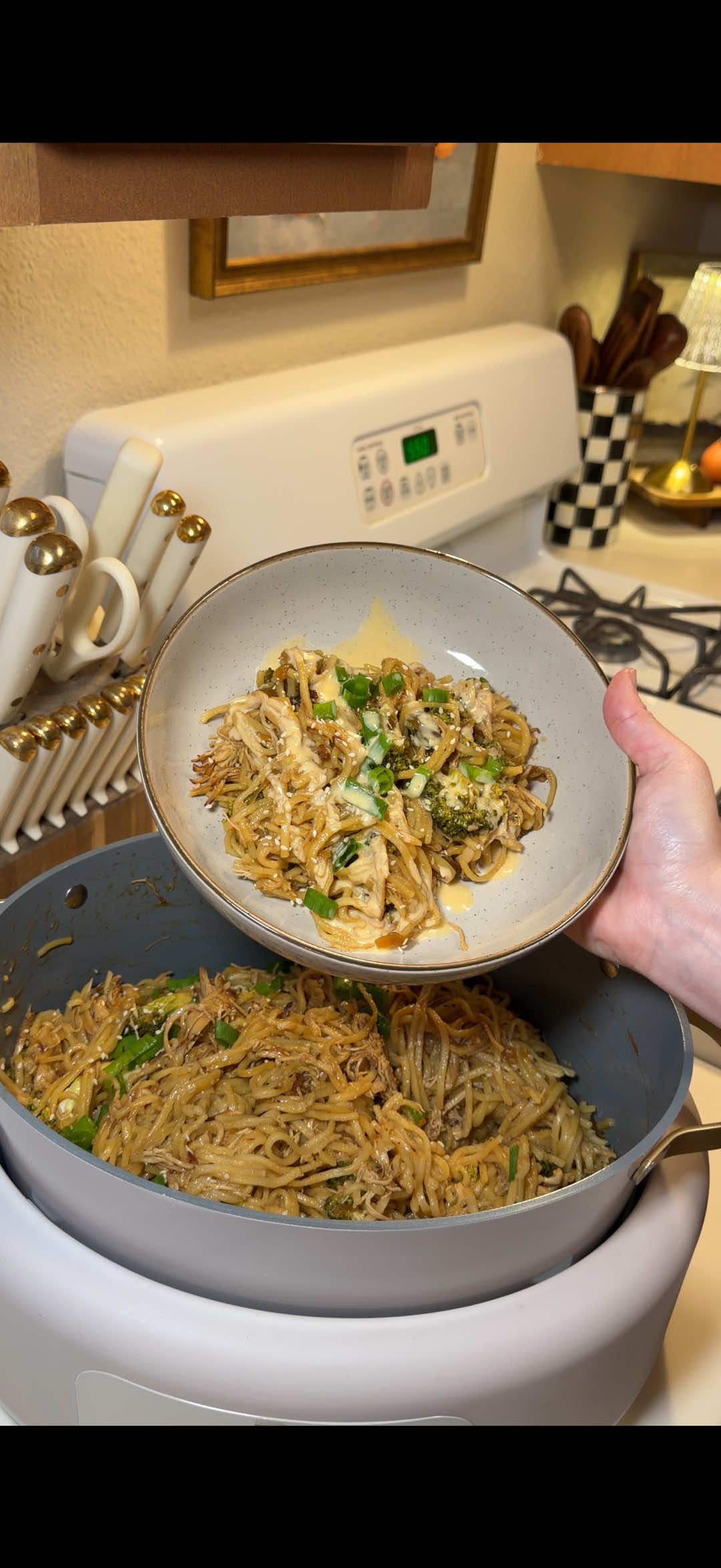 Crockpot Chicken Teriyaki Lo Mein