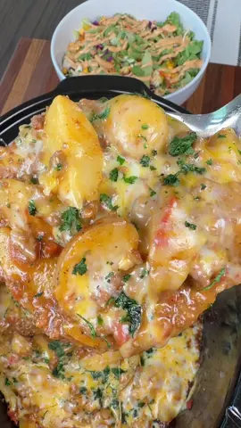 Crockpot Taco Potatoes