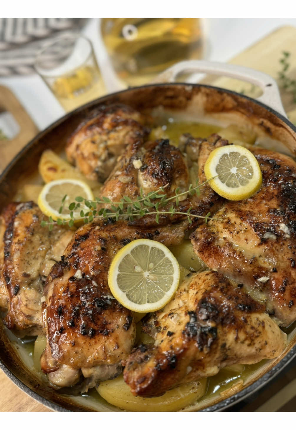 Greek Lemon Chicken with Potatoes