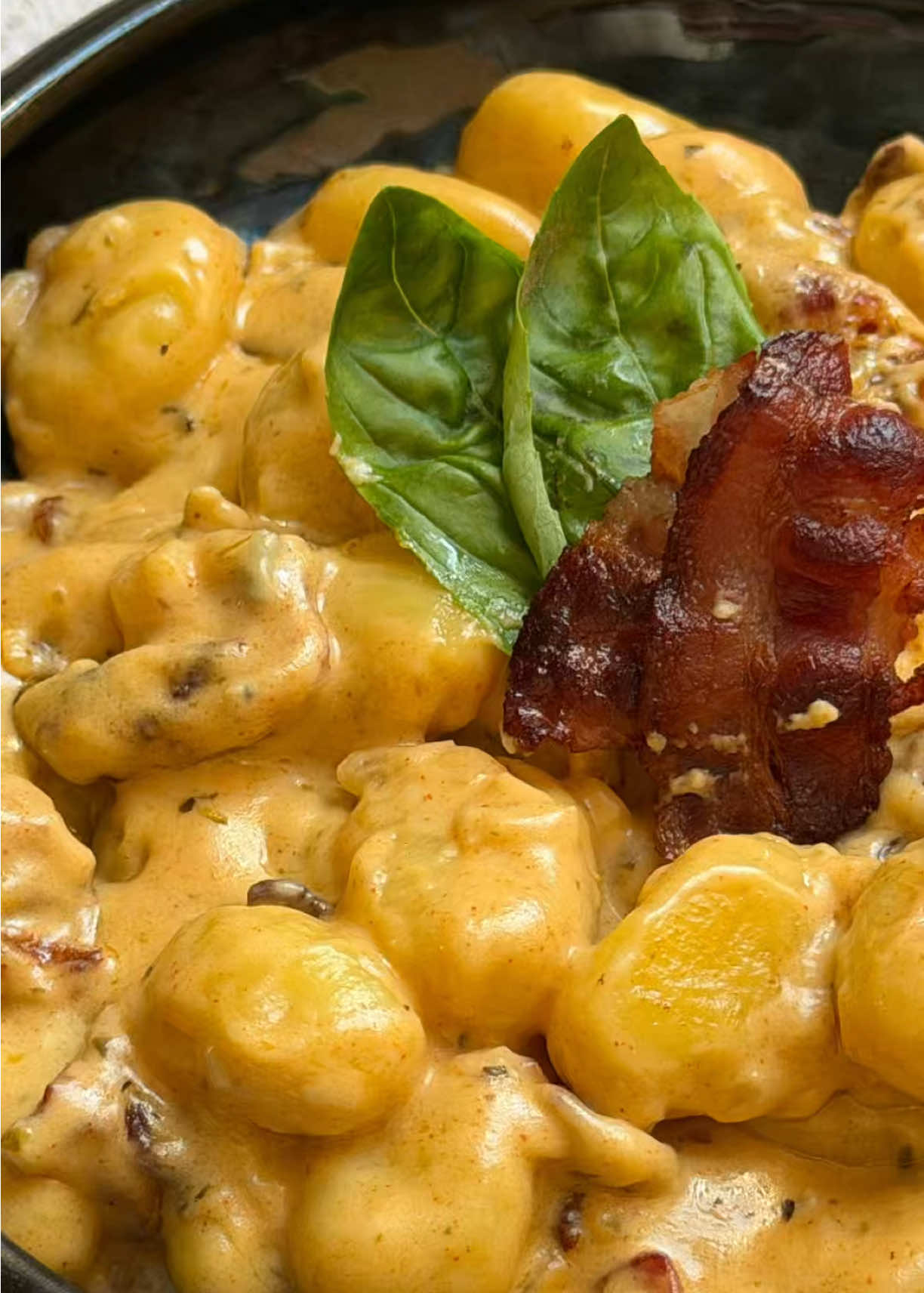 Creamy Gnocchi with Gorgonzola and Bacon