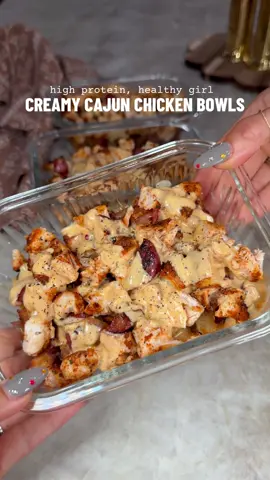 Crispy Potatoes and Chicken with Creamy Cajun Sauce