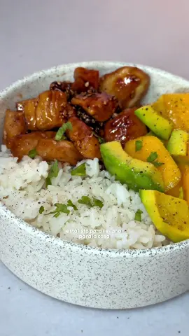 Sweet and Sour Chicken Bowl with Mango
