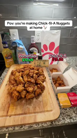 Homemade Chick-fil-A Chicken Nuggets