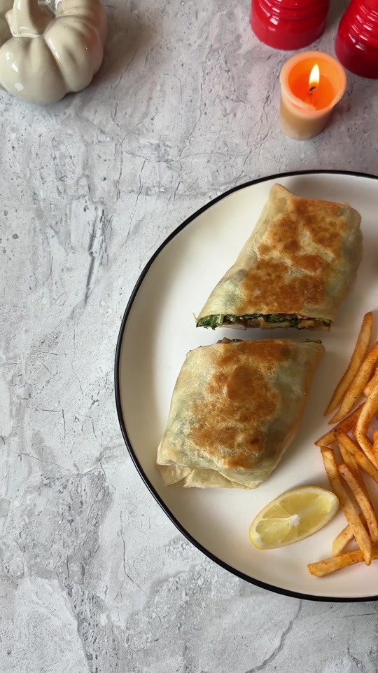 Crispy Chicken Caesar Wrap