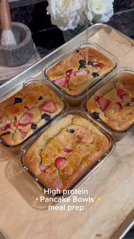 High-Protein Pancake Bowls