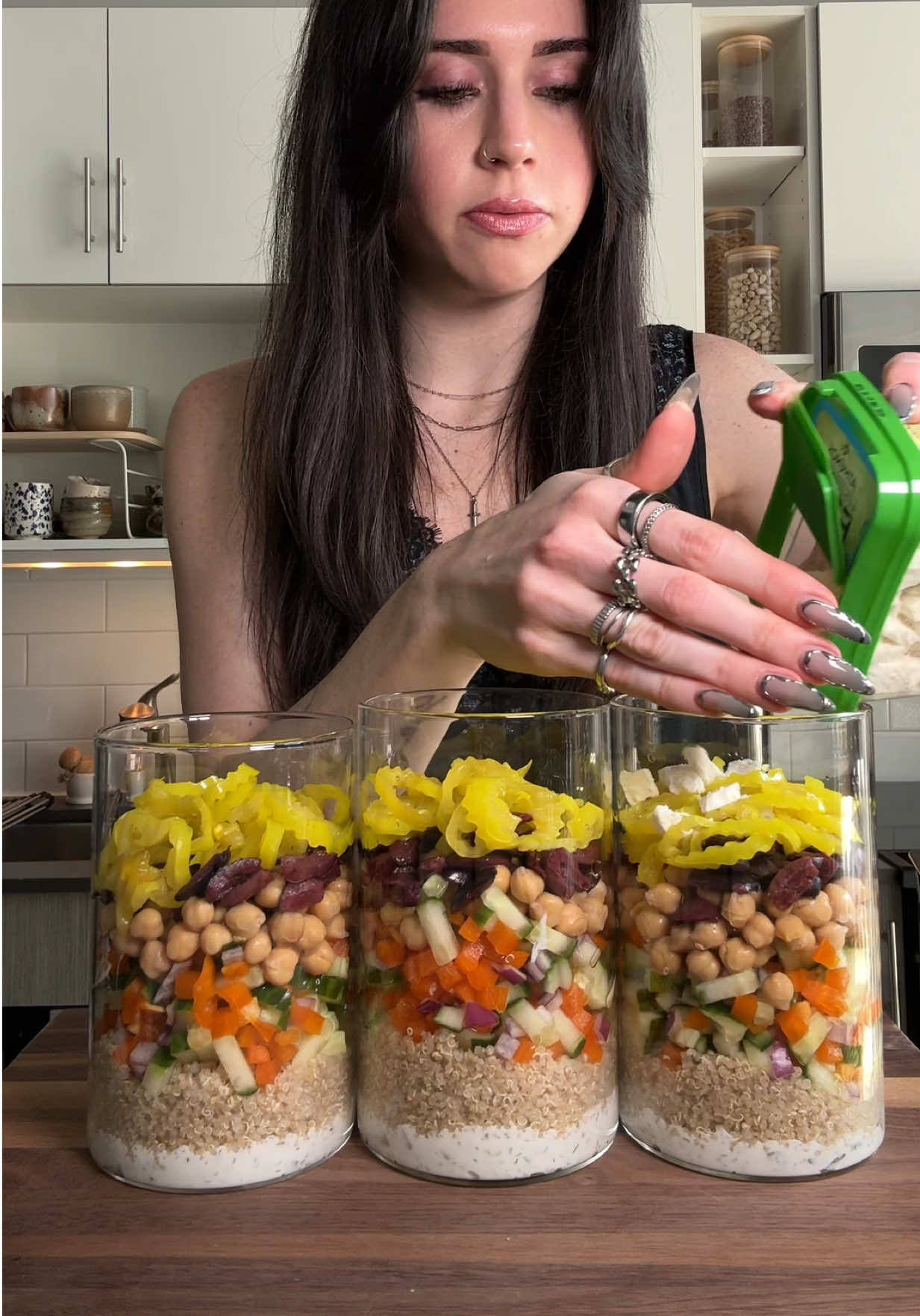 Greek Quinoa Salad Jars
