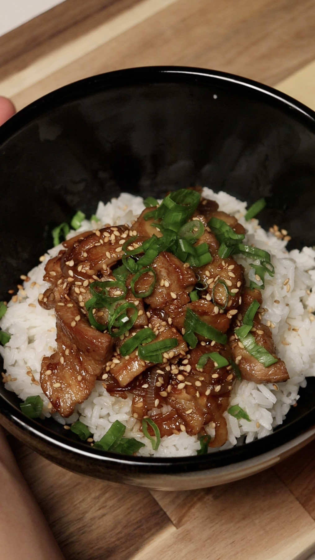 Easy Pork and Rice Bowl