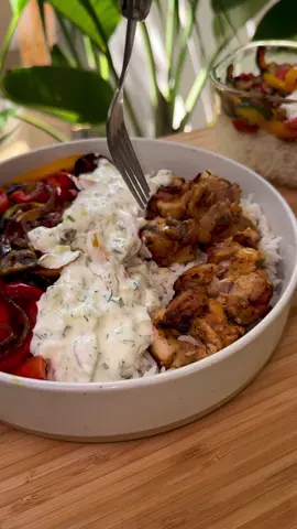 Mediterranean Chicken Skewer Bowl