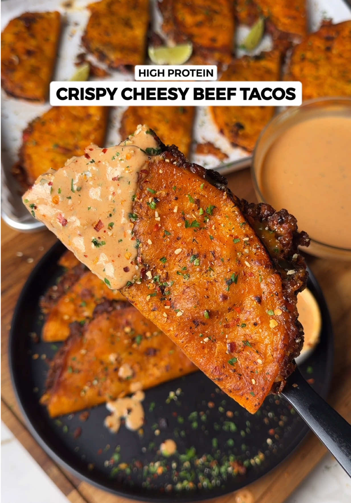 Crispy Cheesy Beef Tacos