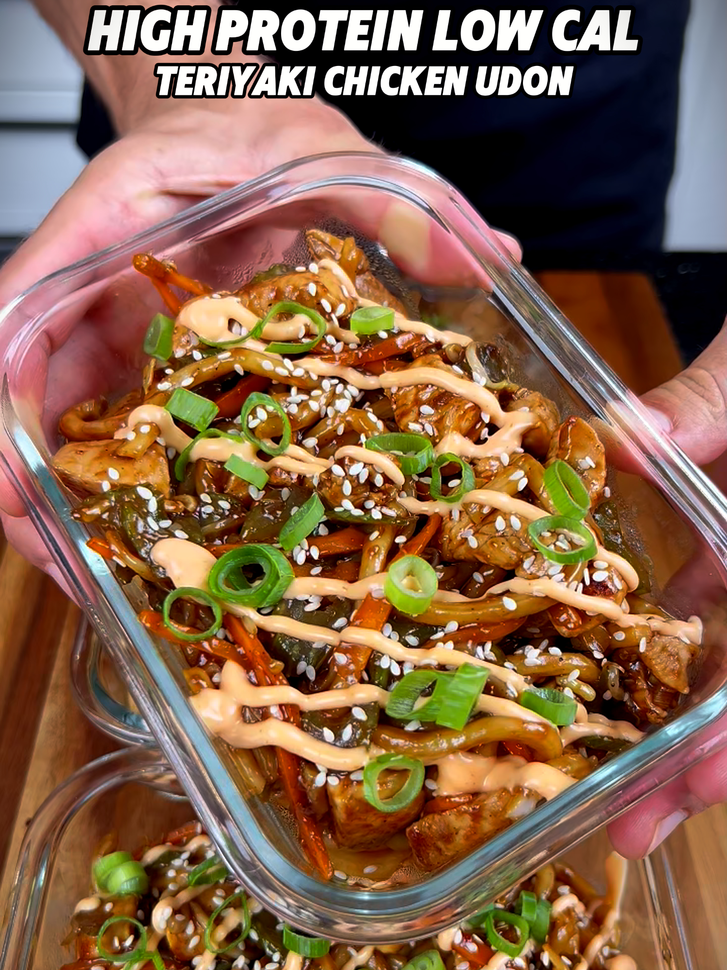 High-Protein Teriyaki Chicken Udon
