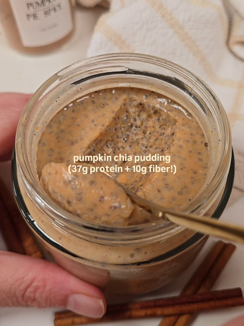 Pumpkin Protein Chia Pudding