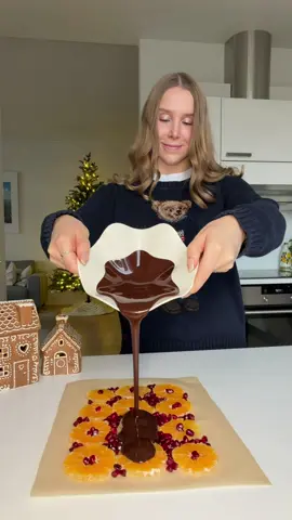 Mandarin Chocolate Bark