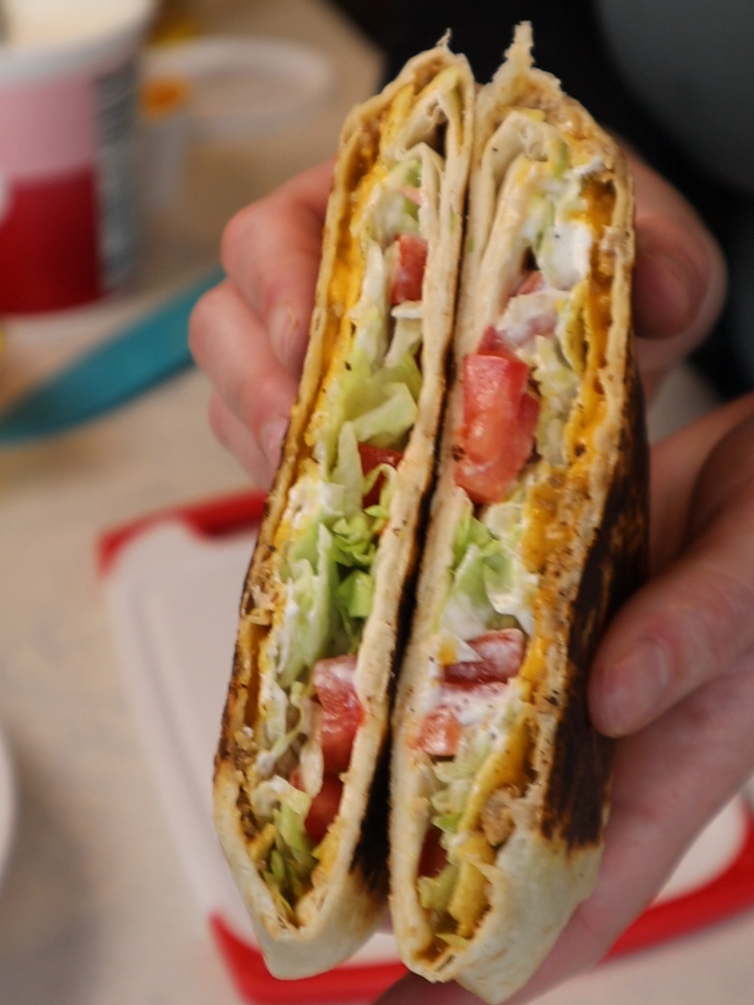 Homemade Crunchwrap Supreme