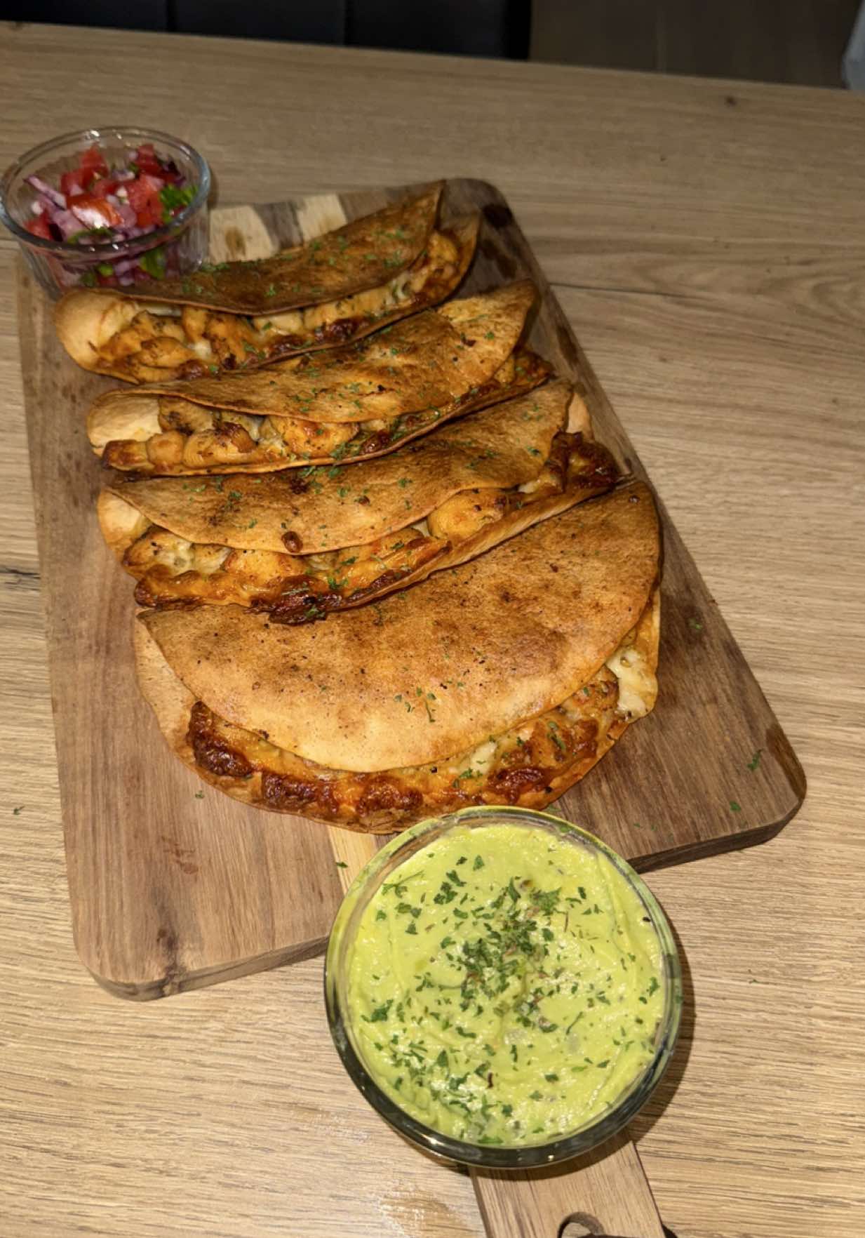 Cheesy Chicken Tacos