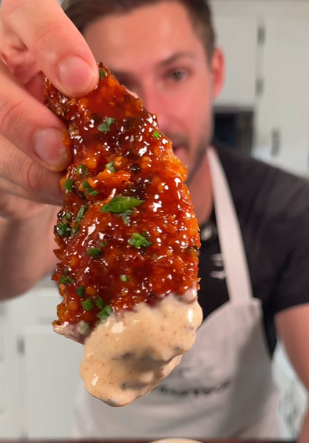 High Protein Low Cal Hot Honey Tenders with Southwest Ranch