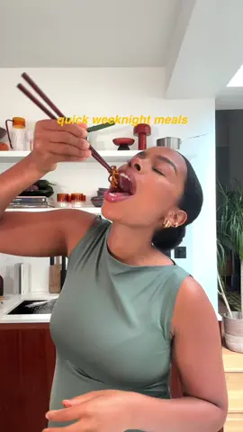 Quick Weeknight Tofu Noodles