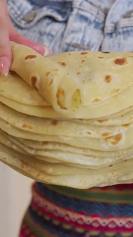 Perfectly Soft Flour Tortillas