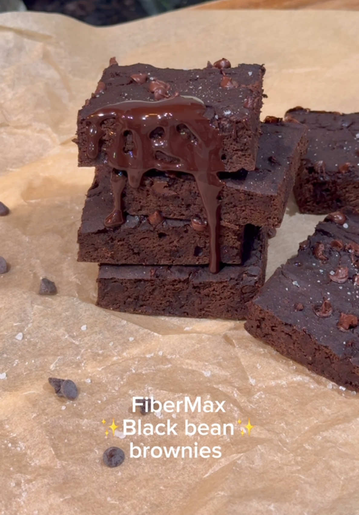 FiberMax Black Bean Brownies