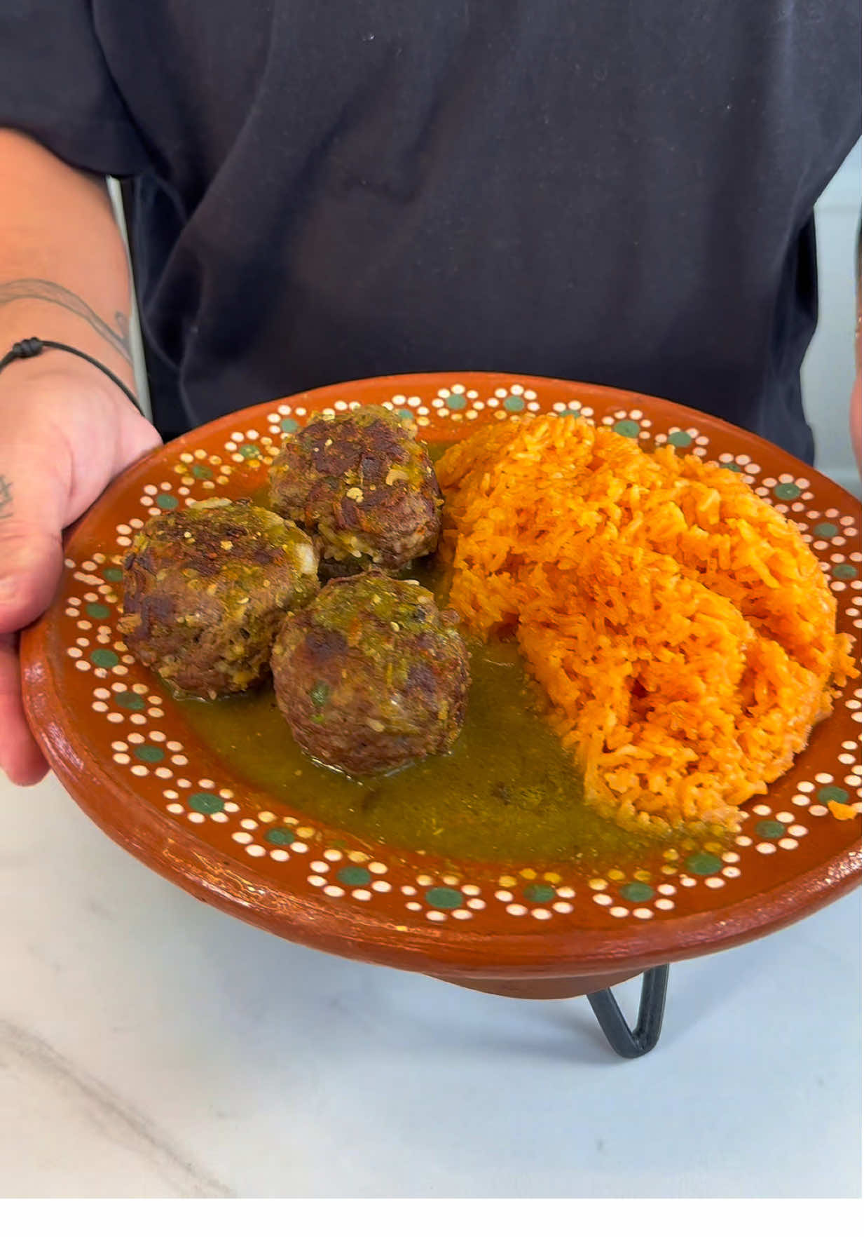 Meatballs in Green Sauce