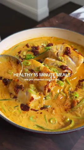 15 Minute Creamy Thai Coconut Cod Curry